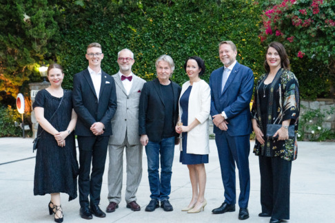 Group photo taken at October 2025 Esa-Pekka Salonen New York event